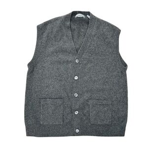 Vintage Woodward Lambswool Gray Sweater Vest